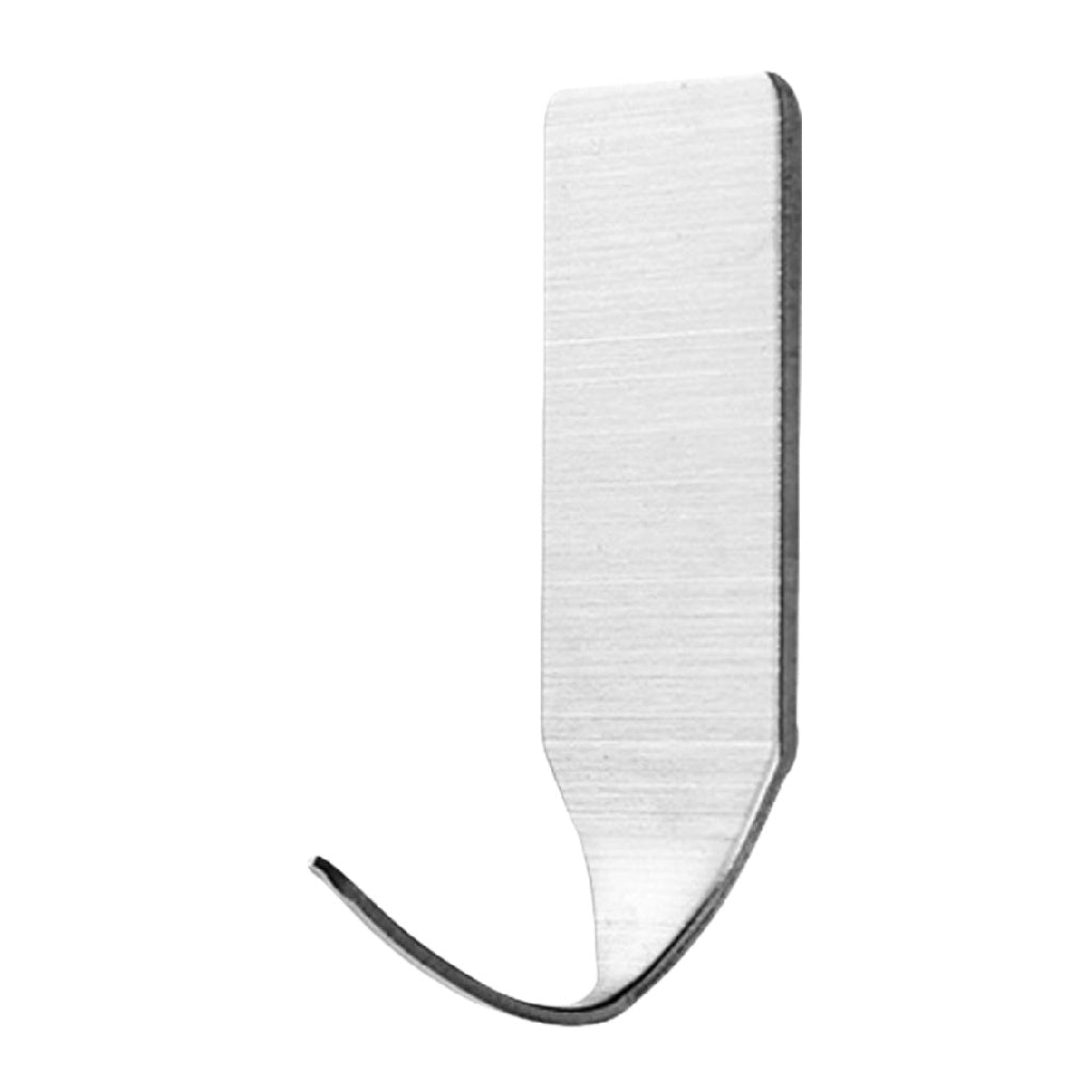 Crochet mural, acier inoxydable, design minimaliste