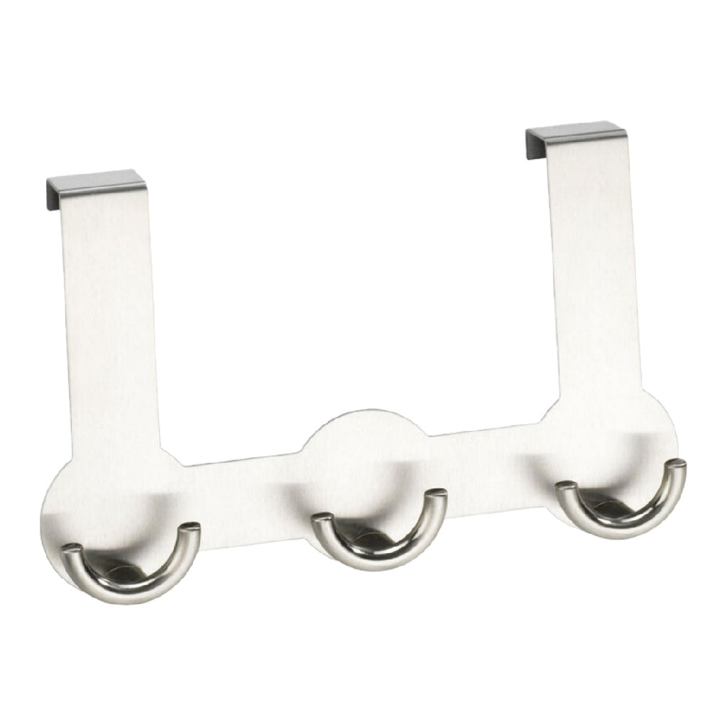 Patère murale en acier inoxydable avec 3 crochets