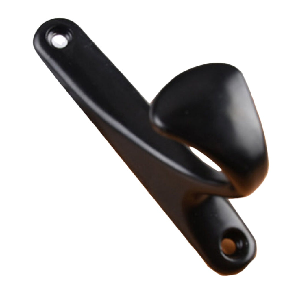 Crochet mural simple, Noir, Design minimaliste